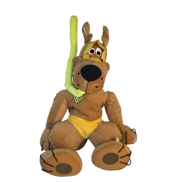 Scooby Doo 25" Vintage Plush 2005 Snorkeling Toy Factory Swimming Trunks Goggles - Picture 1 of 6